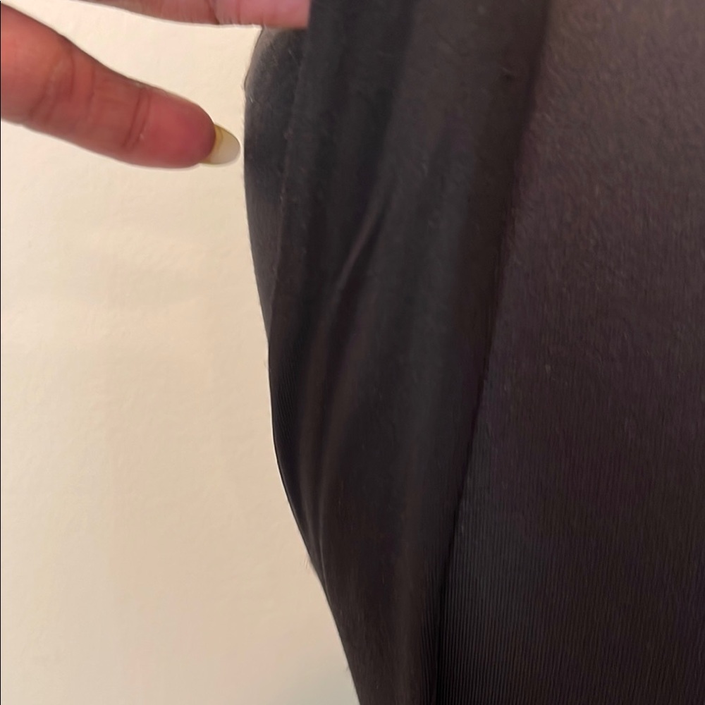 bebe Black Ruched Mini Dress - Picture 3 of 7